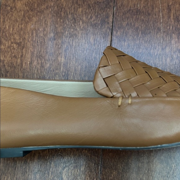 Banana Republic Women’s Woven Leather Soft Loafer in Caramel, Size 6 - Picture 11 of 16